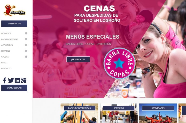 Web de Despedidas Rioja