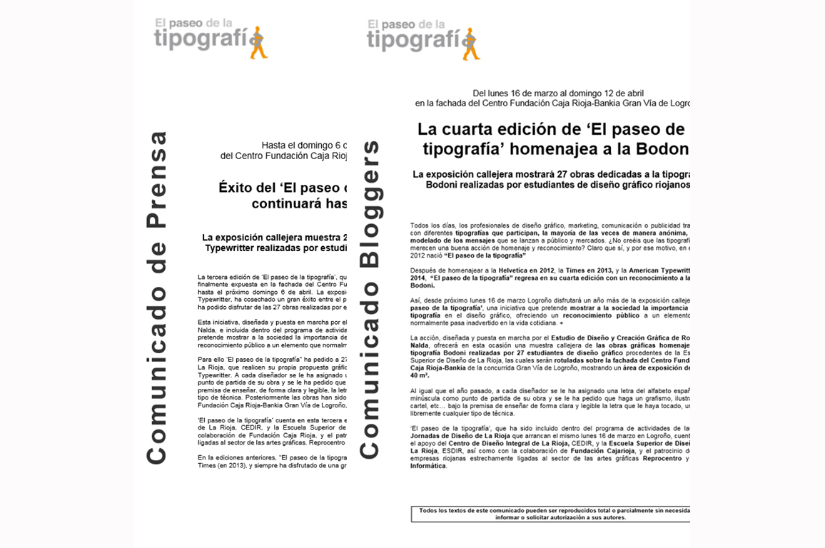 Gabinete de Prensa - Ejemplo de un comunicado de prensa - Equiza Comunicación - Logroño - La Rioja