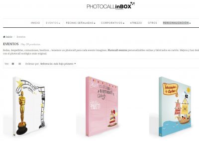 Ecommerce Photocall in Box