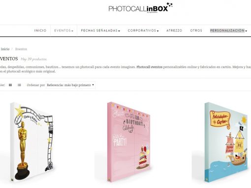 Ecommerce Photocall in Box